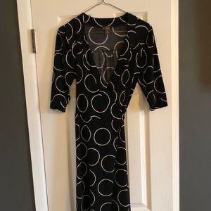 Merona Black Dot Dress- M ( Bundle 2 for $15)
